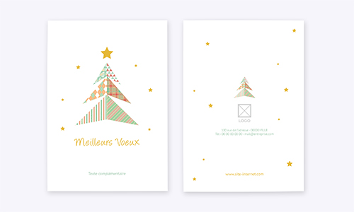 template carte de voeux personnalisable